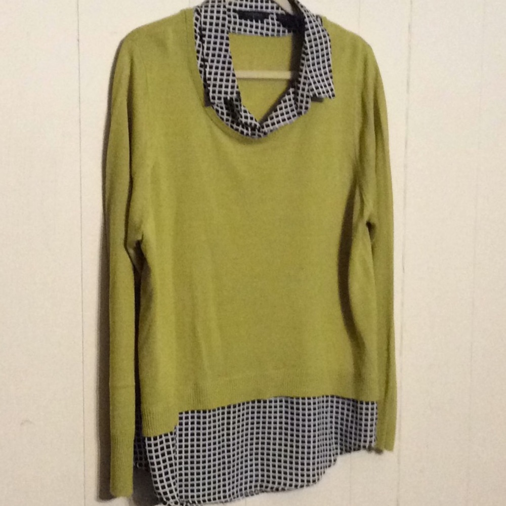 EUC layer look lightweight sweater, 1X